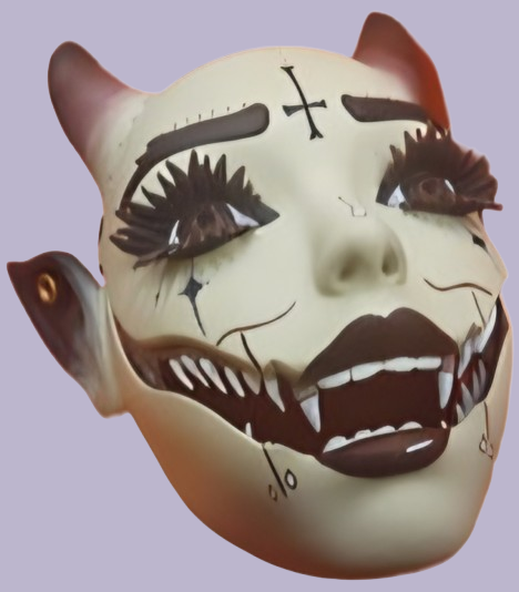 Demon Doll Mask