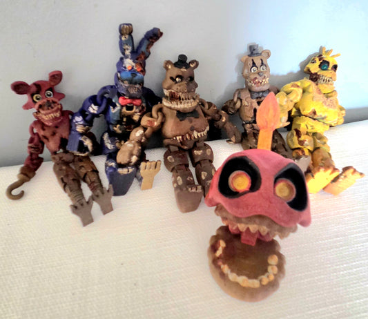 FNAF Nightmare Flexi Characters