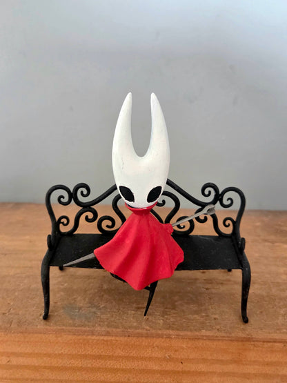 Silksong Hornet sat on Bench figure