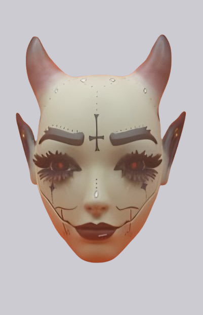 Demon Doll Mask