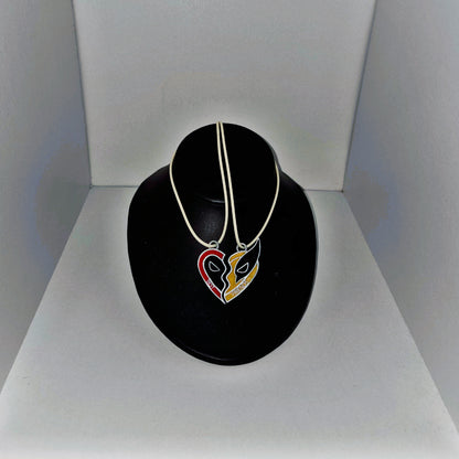 Deadpool and Wolverine Best Friends Necklace
