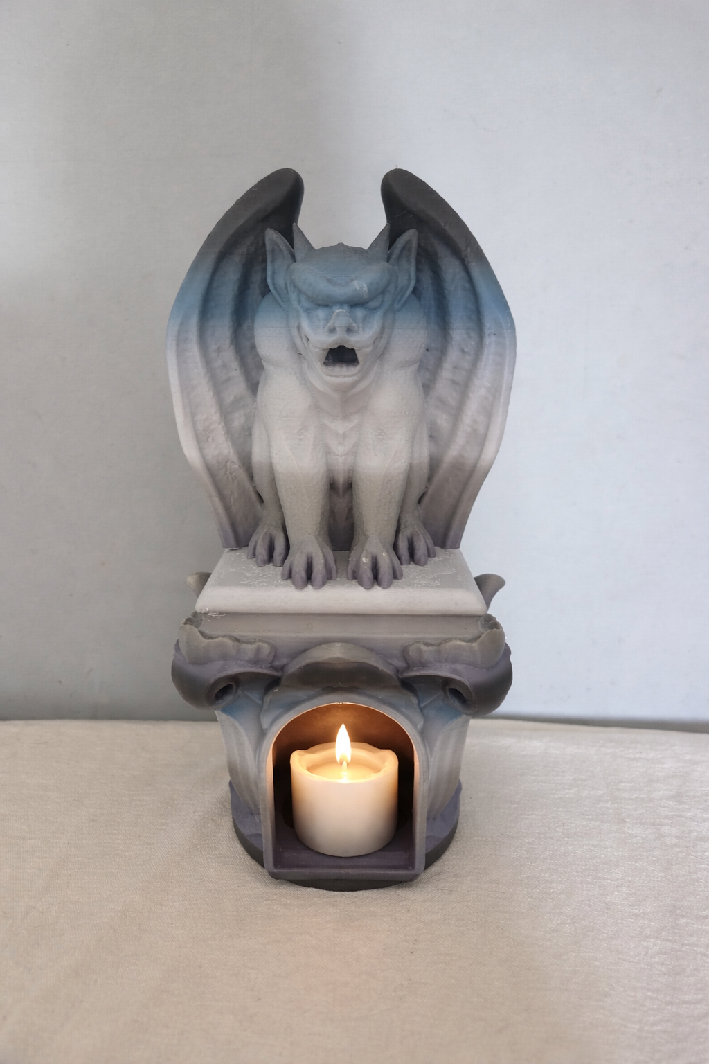 Wall Hanging Gargoyle Tea light Holder
