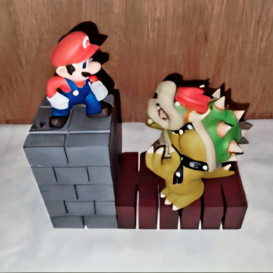 Mario and Bowser