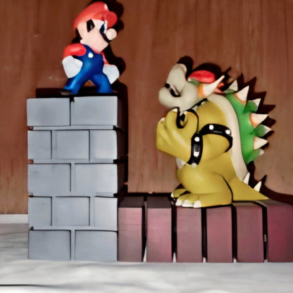 Mario and Bowser
